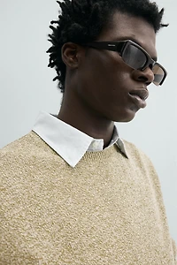 COTTON BLEND CABLE JUMPER