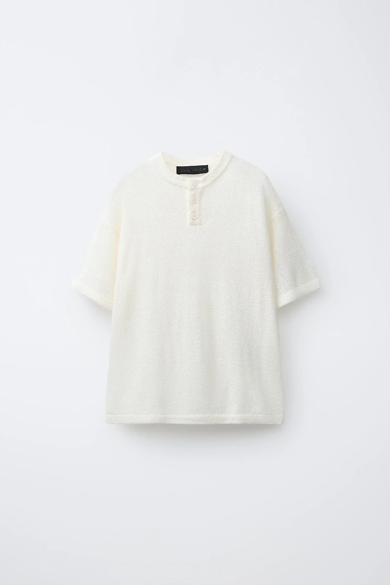 RUSTIC KNIT T-SHIRT