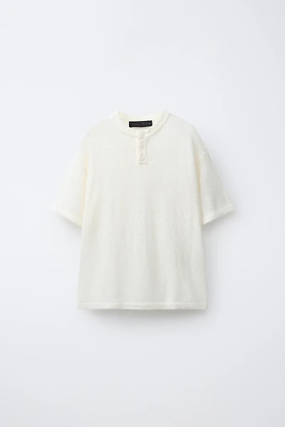 RUSTIC KNIT T-SHIRT
