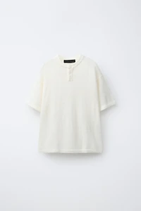 RUSTIC KNIT T-SHIRT
