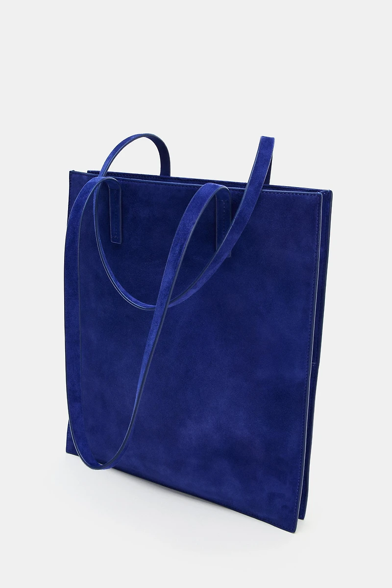 SUEDE SHOPPER BAG