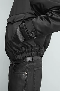 BLOUSON BOMBER TECHNIQUE MATELASSÉ