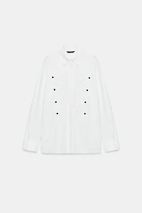 CHEMISE EN POPELINE À BRANDENBOURGS