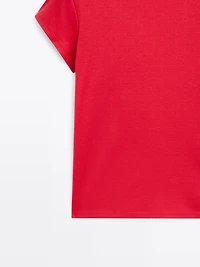 T-shirt à manches courtes 100 % coton mercerisé