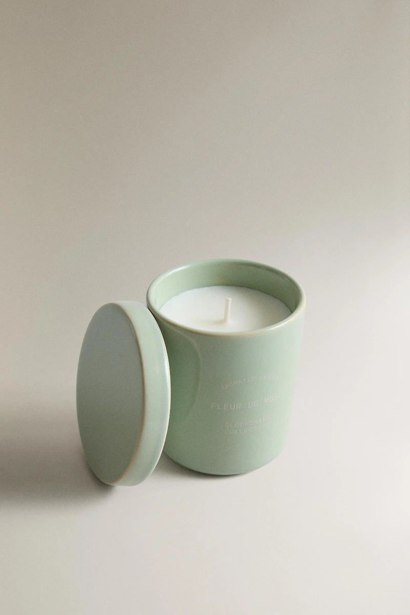 (170 G) FLEUR DE MUSC SCENTED CANDLE