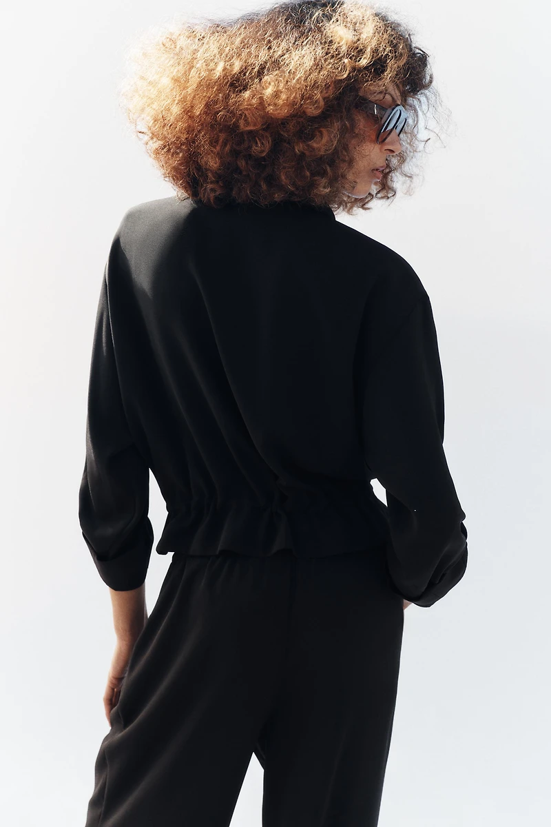 VESTE SAFARI MANCHES RETROUSSÉES