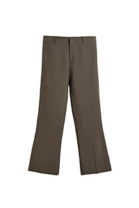 FLARE FIT VISCOSE - LINEN SUIT PANTS