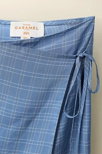 PLAID SKIRT CREATED BY CARAMEL LONDON X ZARA