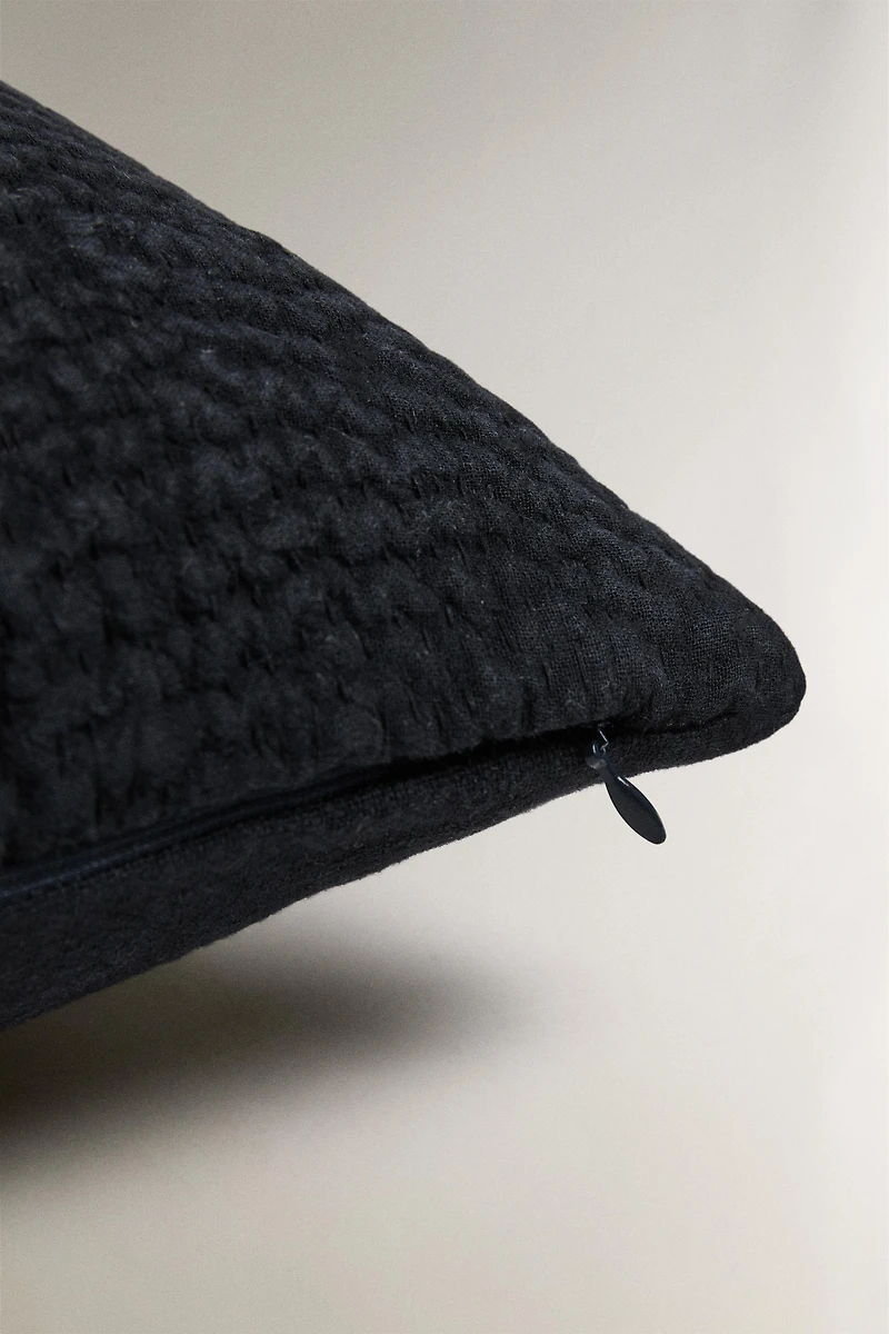 HOUSSE DE COUSSIN ÉDREDON FRONCÉE