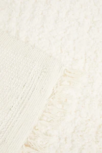 RECTANGULAR TEXTURED COTTON AREA RUG