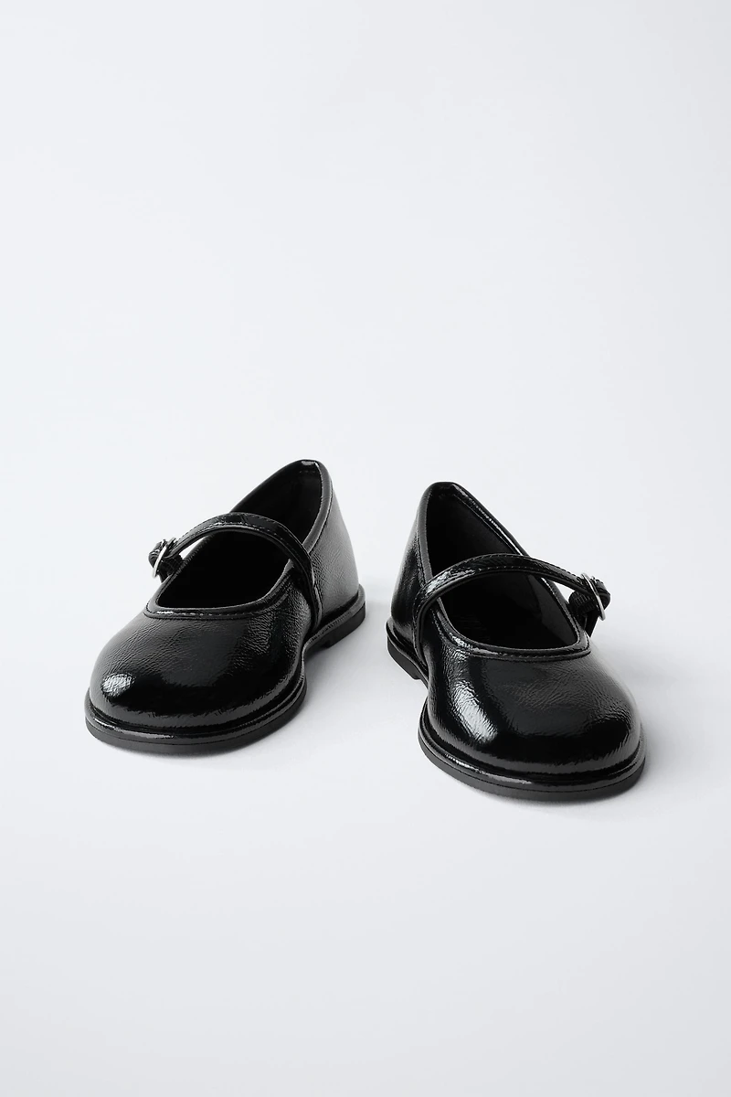 PATENT BALLET FLATS