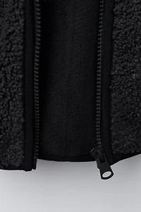 HOODED FLEECE JACKET