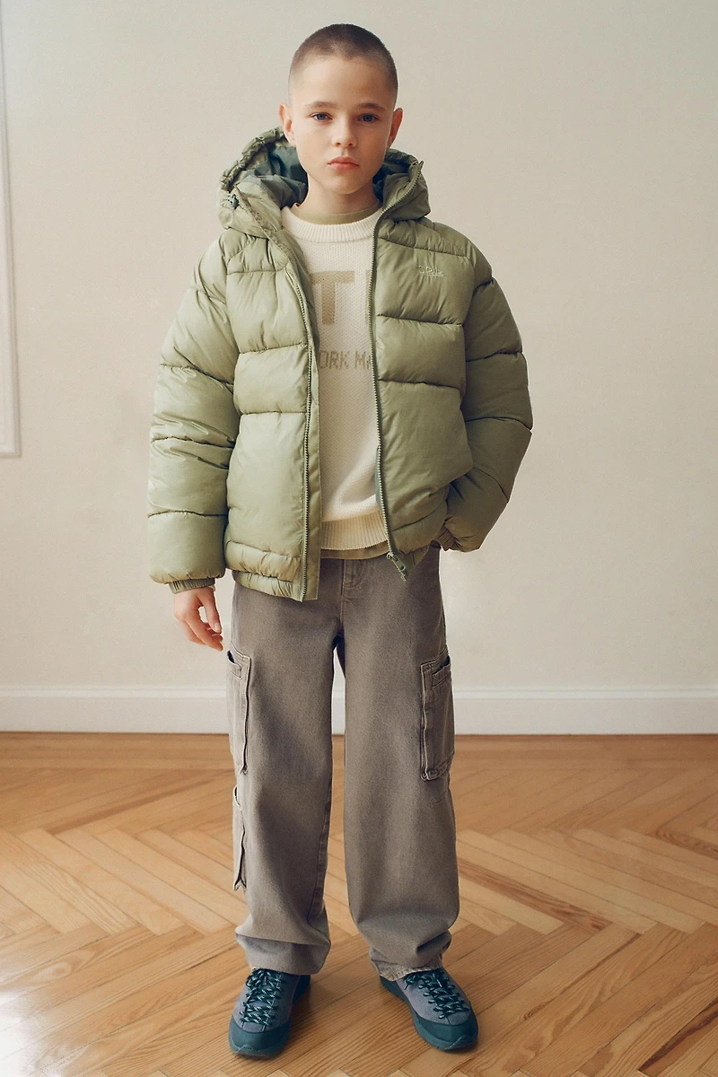 WATER REPELLENT PUFFER COAT