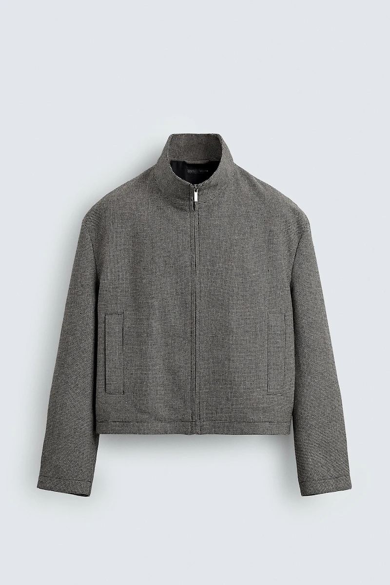 HOUNDSTOOTH OVERSHIRT