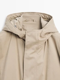 Parka tissu déperlant toucher pêche