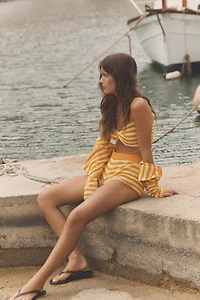 STRIPED KNIT TOP