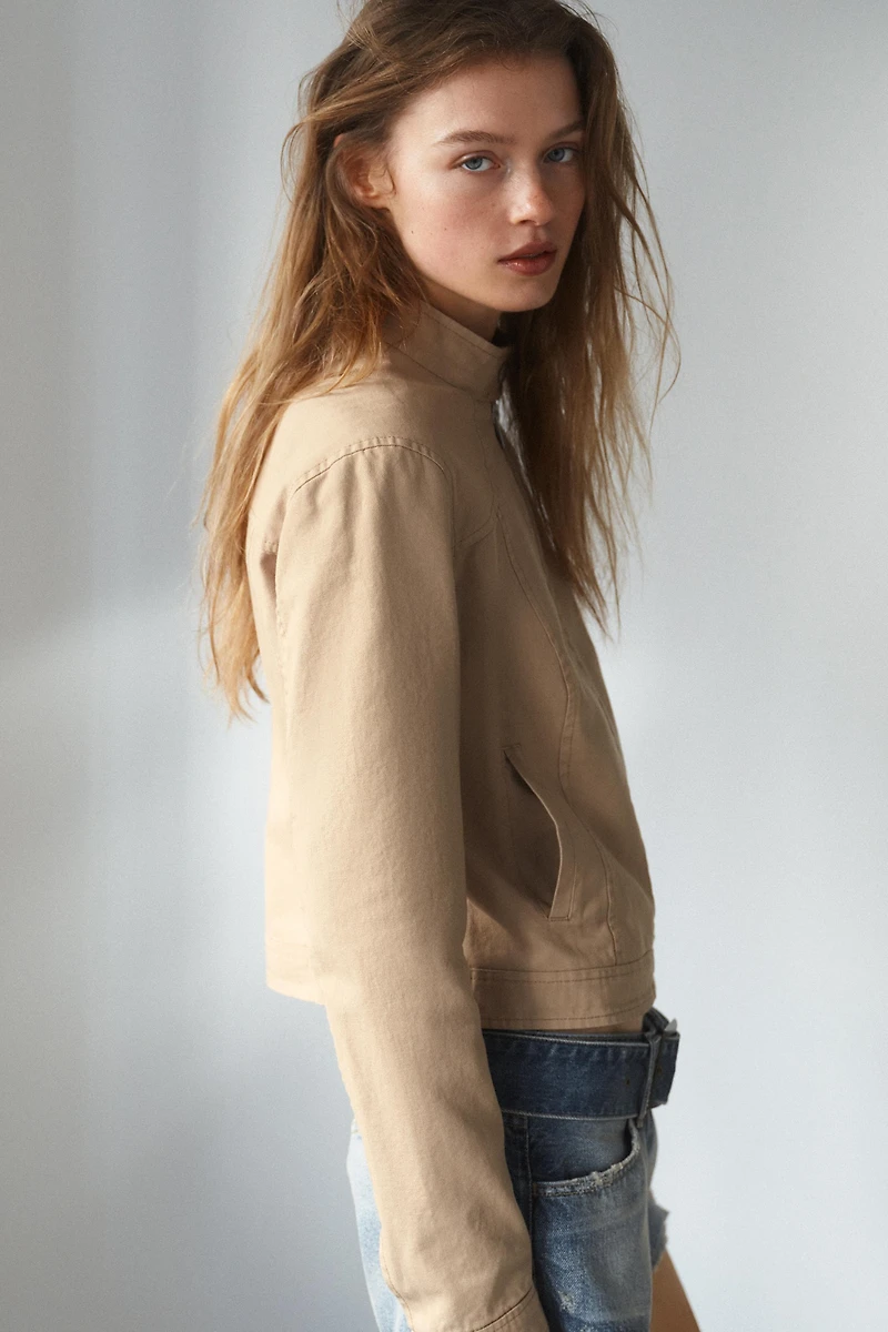 WASHED EFFECT JACKET