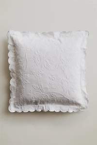 HOUSSE DE COUSSIN COTON JACQUARD