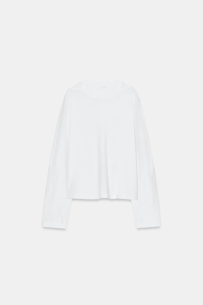 SEAM DETAIL LONG SLEEVE T-SHIRT