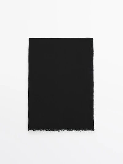 Foulard léger 100 % laine