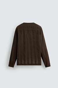 CHEMISE JACQUARD RAYURES