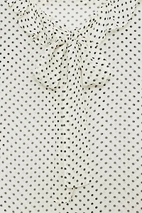 TIED POLKA DOT BLOUSE ZW COLLECTION