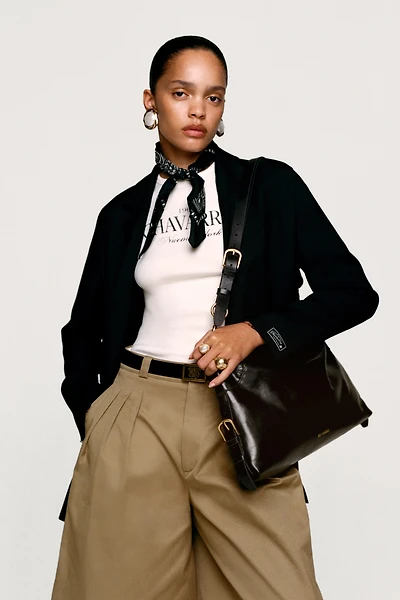 WILLY CHAVARRIA X ZARA LEATHER BAG