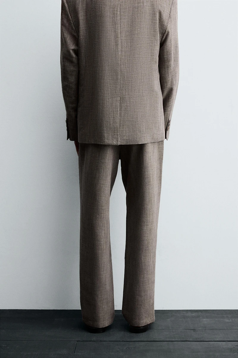 PANTALON DE COSTUME STRUCTURÉ