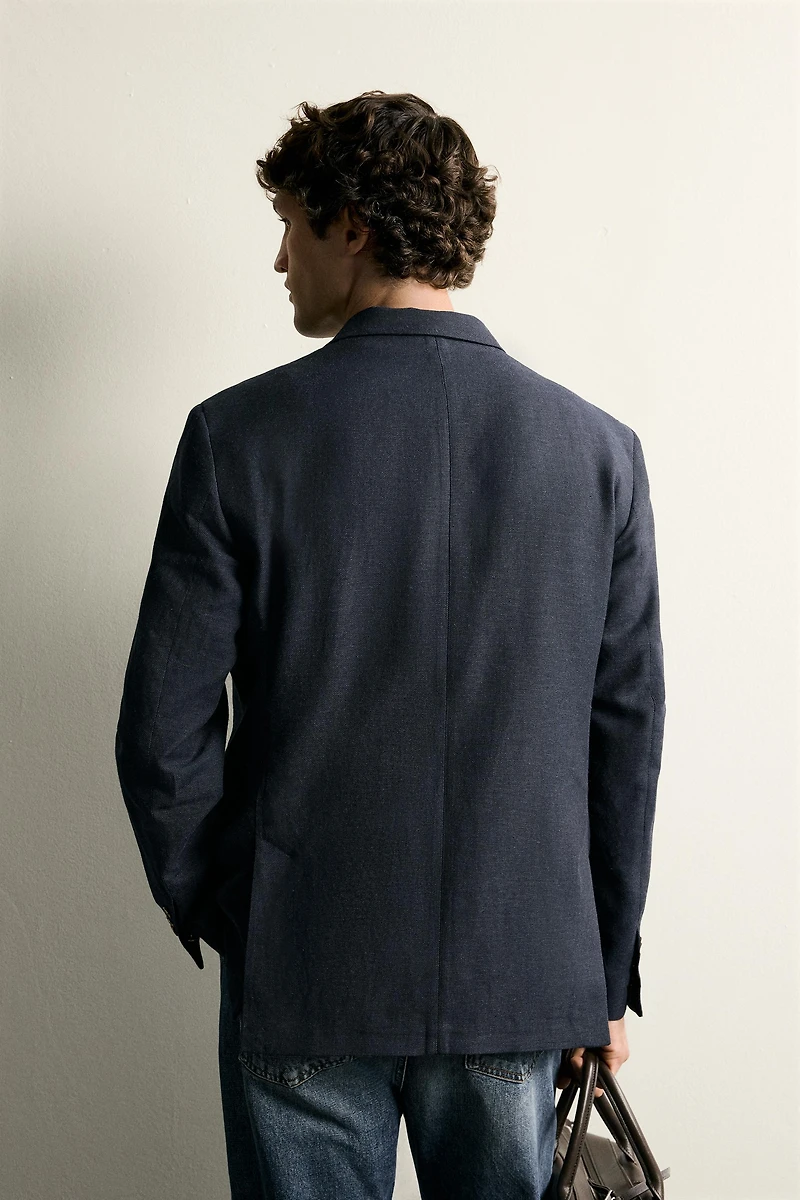 REGULAR FIT DOUBLE BREASTED BLAZER