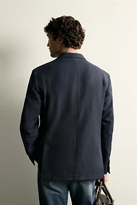REGULAR FIT DOUBLE BREASTED BLAZER