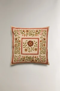 FLORAL TUFTING THROW PILLOW COVER