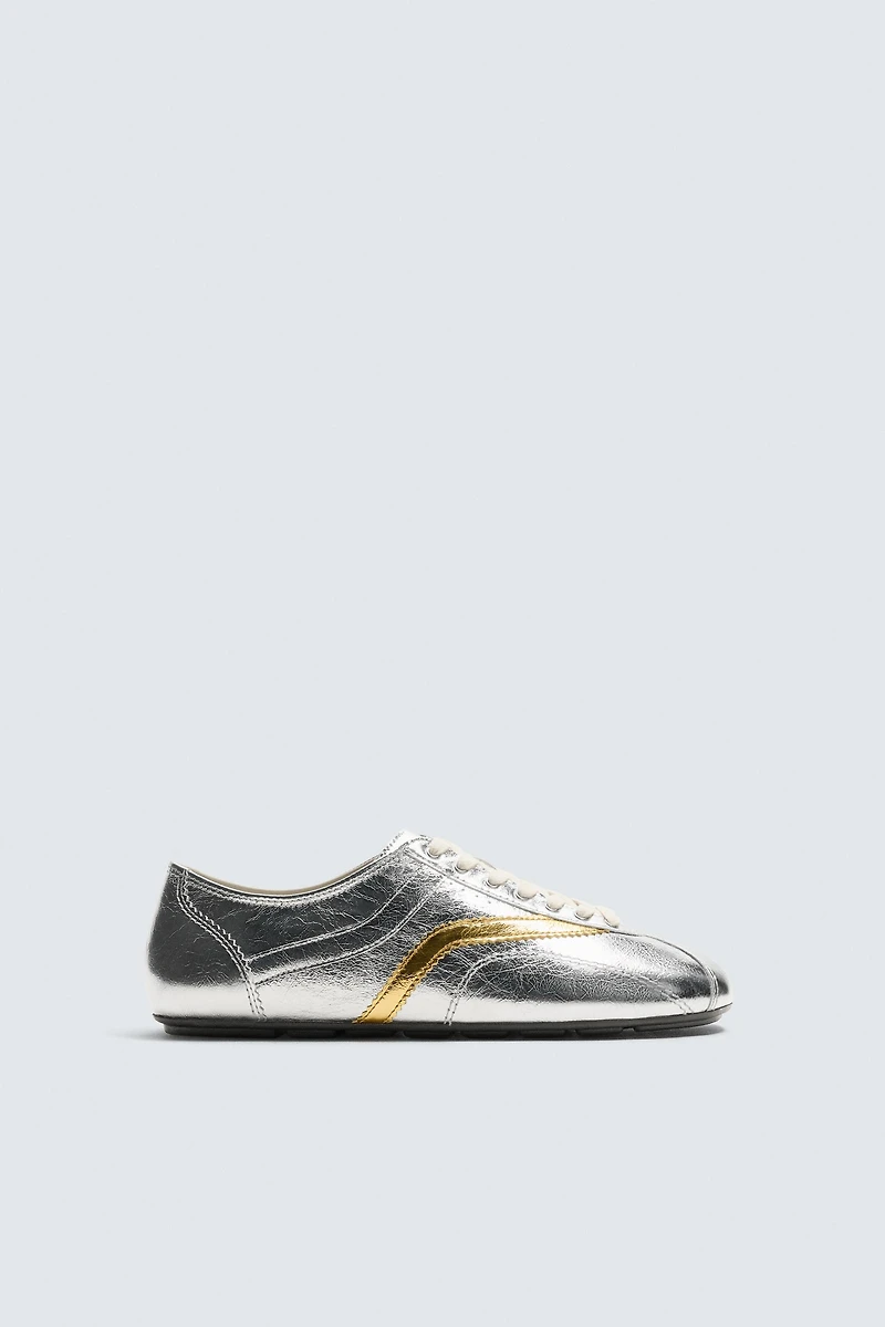 LEATHER TRAINERS HARRY LAMBERT FOR ZARA X DISNEY