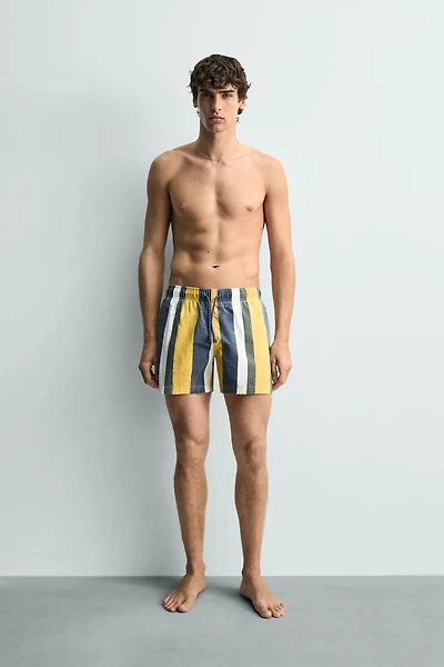 MAILLOT DE BAIN MI-RAYURES