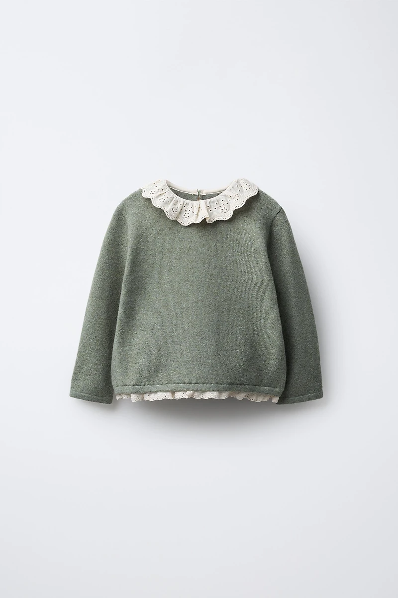 LACE KNIT JUMPER