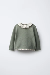 LACE KNIT JUMPER