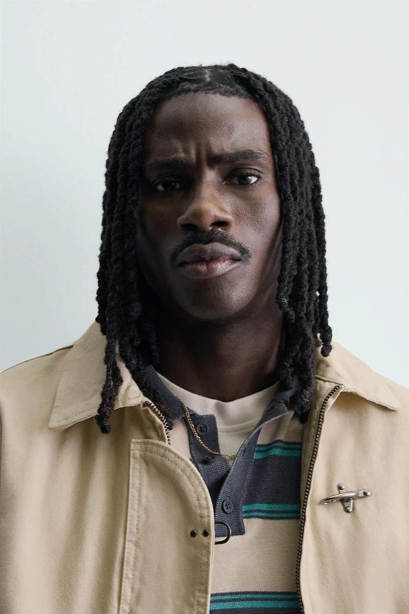 CROPPED FIREMAN CLASP JACKET