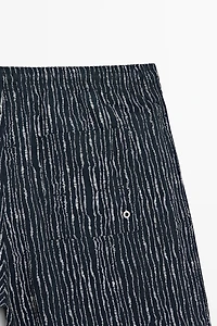 Printed swimming trunks