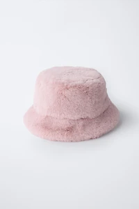 CHAPEAU BOB EFFET FOURRURE