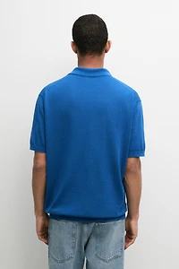 Polo en maille 100 % coton