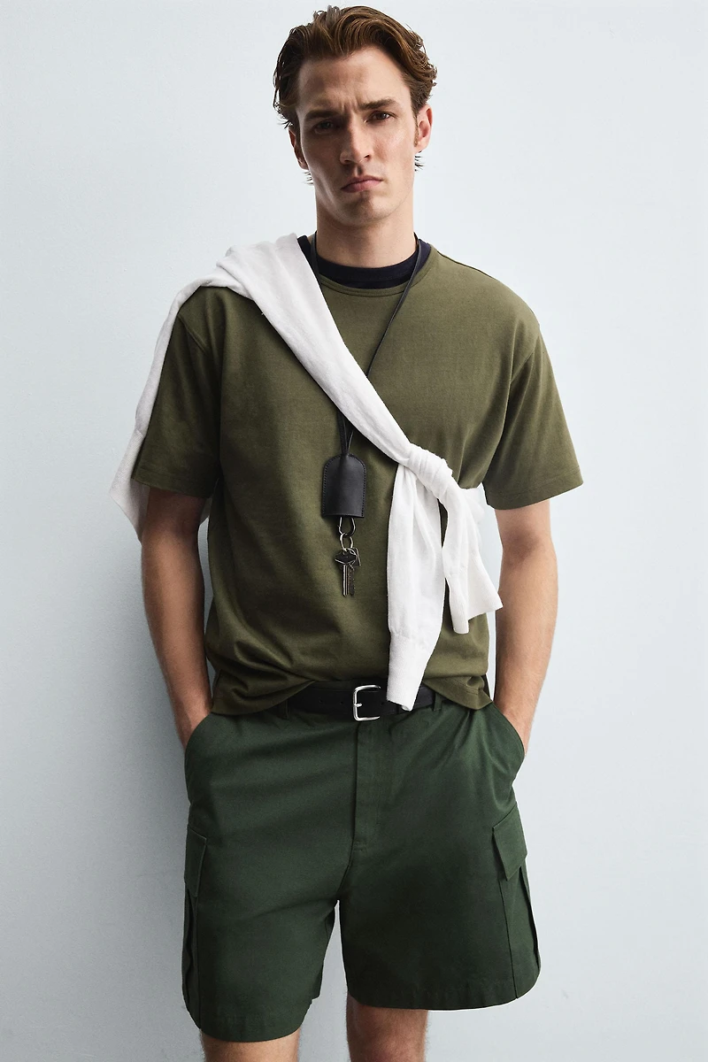 REGULAR FIT CARGO SHORTS