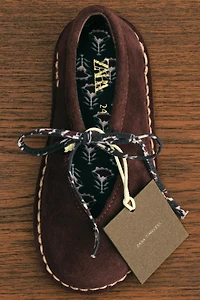ZARA TIMELESS - LEATHER BALLET FLATS