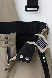 WATERPROOF AND WINDPROOF BRACE SKI PANTS WITH RECCO® SYSTEM