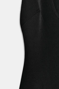 CREPE MIDI DRESS