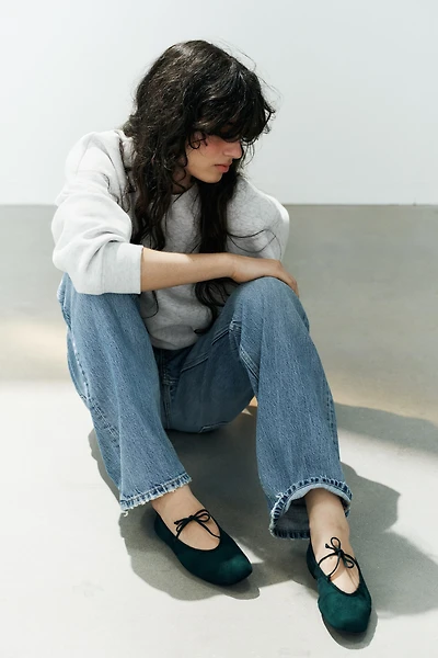 BOW BALLET FLATS