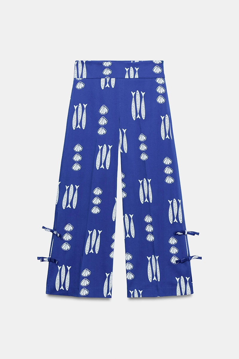 PRINTED TIE CULOTTES