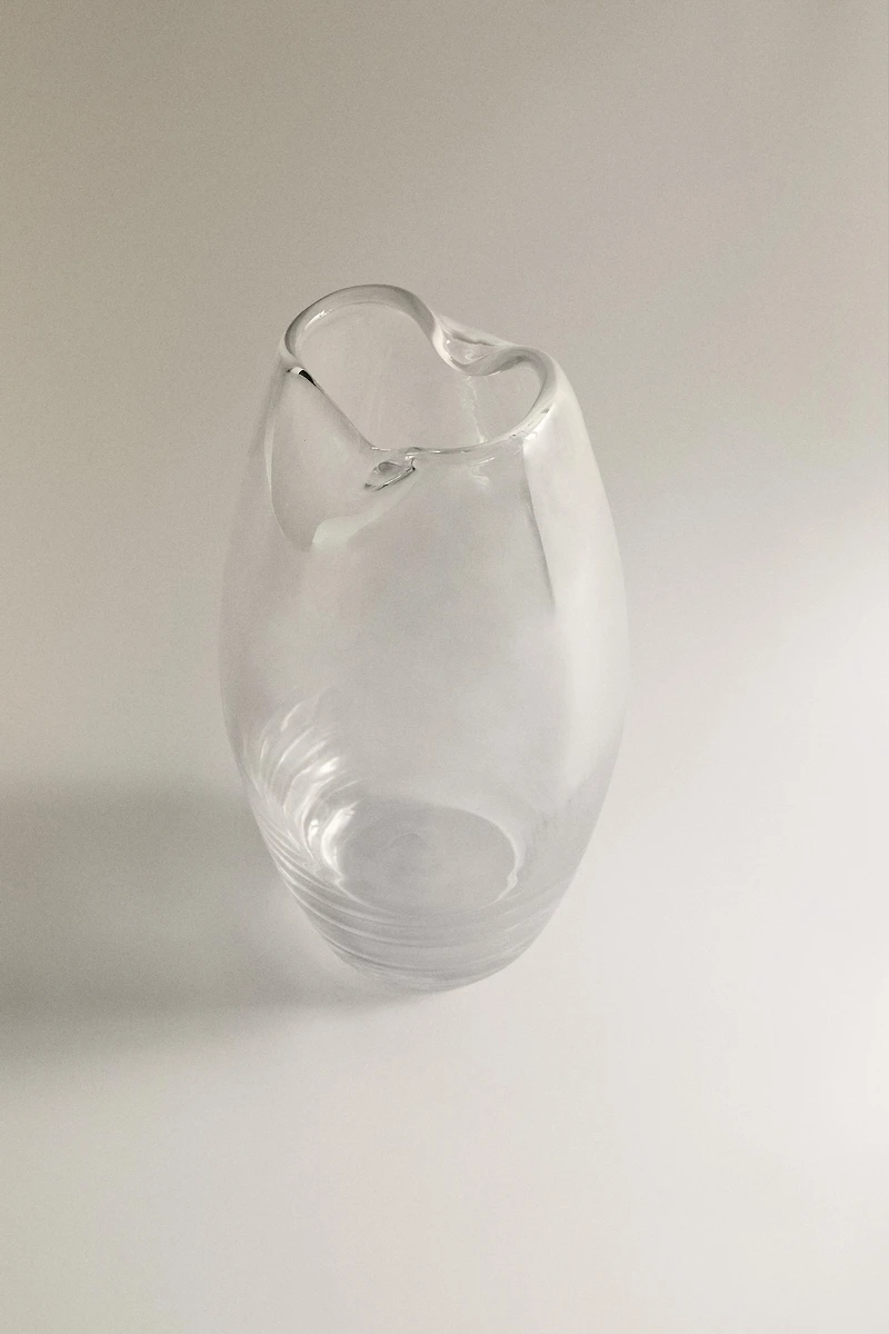 VASE WITH A HIGH IRREGULAR NECK