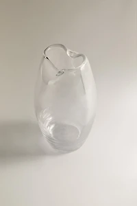 VASE WITH A HIGH IRREGULAR NECK