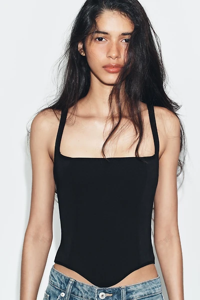 STRETCH CORSET TOP