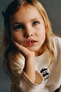 NAON JEONG © FLOCKED PRINT T-SHIRT