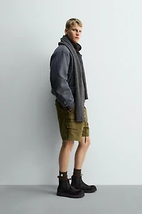 TEXTURED BOMBER JACKET X SR_A